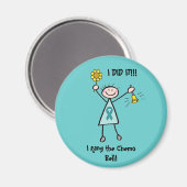 ケモベル – 子宮がんティール（緑がかった色）リボン マグネット (正面/裏面)