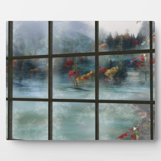 ケモンの秋の霜の絵のプレート フォトプラーク (正面)