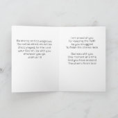 ケモ仕上げライン勇気付けられるカード カード (内部)