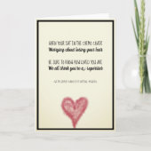 ケモ勇気付けられる カード (正面)