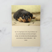 ケモugg子犬の良いカードを取得 サンキューカード (内部)