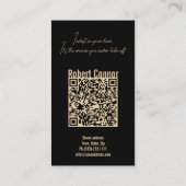 ケラチントリートメント滑らかで光沢のあるヘアスタイル 名刺 (裏面)