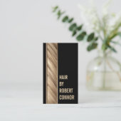 ケラチントリートメント滑らかで光沢のあるヘアスタイル 名刺 (スタンド正面)