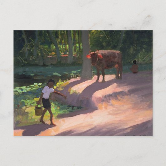 ケララバックウォーターズインド1996 ポストカード (正面)