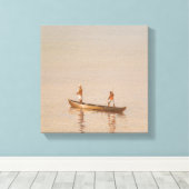 ケララ漁師 キャンバスプリント (インサイチュ (ウッドフロア))