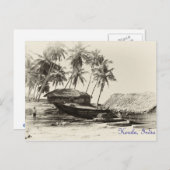 ケララ魚釣り村 ポストカード (正面/裏面)