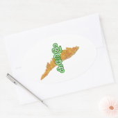 ケララ 楕円形シール (封筒)