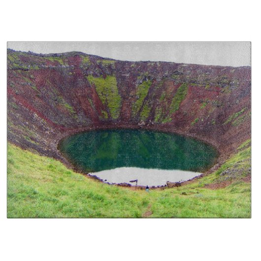 ケリドのクレータービューガラス切断ボード カッティングボード (正面)