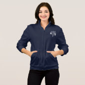 ケリュケイオンとの公認看護師のフリースのジャケット| RN パーカ (正面フル)
