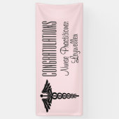 ケリュケイオンのお祝いのナースEMT 横断幕 (縦)