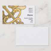 ケリュケイオンの医学の名刺のデザイン 名刺 (正面/裏面)