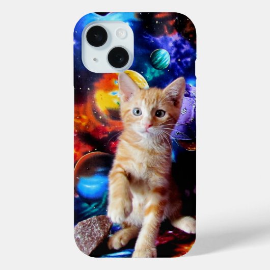 ケリンの宇宙猫のケース Case-Mate iPhoneケース (裏面)