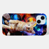 ケリンの宇宙猫のケース Case-Mate iPhoneケース (裏面 (横))