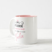 ケリンもちろん私の名素晴らし前だ ツートーンマグカップ (正面左)