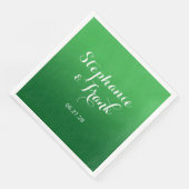 ケリーからフォレストへの緑のグラデ結婚ーション (コーナー)