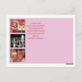 ケリーとサラがウォーク・イット・アウト ポストカード (裏面)