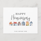 ケリーのためのオーダーメイドのハウスアニバーサリーカード ポストカード (正面)