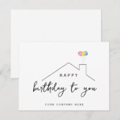 ケリーのためのカスタム誕生日カード ポストカード (正面/裏面)