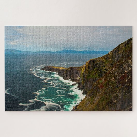 ケリーの崖はポルマギー・ケリー・アイルランド。 ジグソーパズル (横)