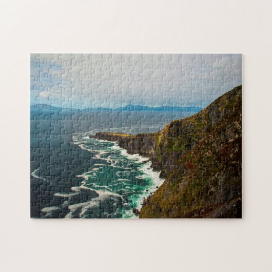 ケリーの崖はポルマギー・ケリー・アイルランド。 ジグソーパズル (横)