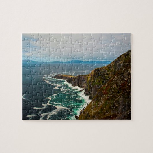 ケリーの崖はポルマギー・ケリー・アイルランド。 ジグソーパズル (横)