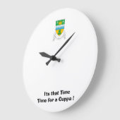 ケリーの時間にクッパを食べていた。 ラージ壁時計 (傾斜)