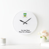 ケリーの時間にクッパを食べていた。 ラージ壁時計 (ホーム)