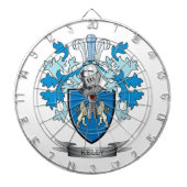 ケリーの紋章付き外衣 ダーツボード (正面)