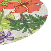 ケリーアトロピカルハワイアンハイビスカスアンドラン カッティングボード (角)