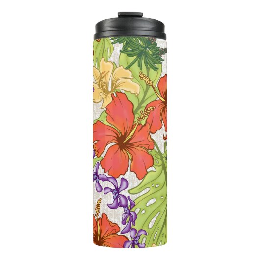 ケリーアトロピカルハワイアンハイビスカスアンドラン タンブラー (正面)
