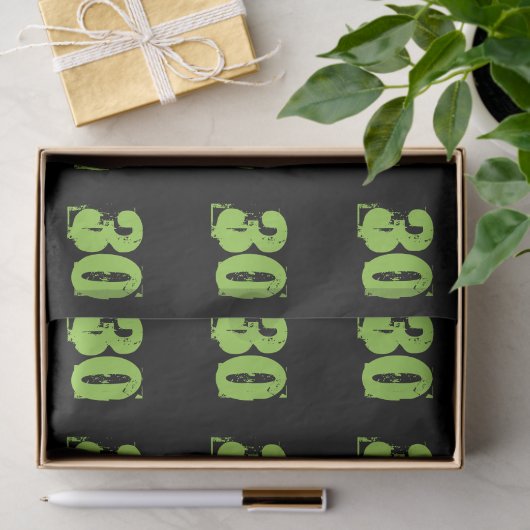 ケリーグリーンとブラック30thダーティ30第30回パーティー 薄葉紙 (ギフト)