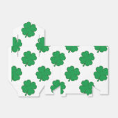 ケリーグリーンとホワイトシャムロック、4リーフクローバー フェイバーボックス (折り畳みなし)