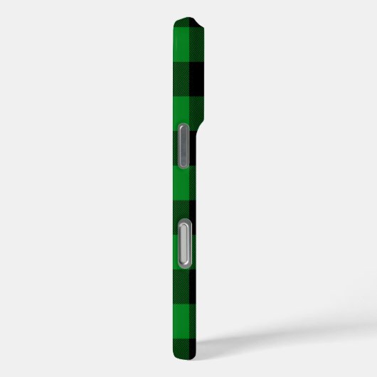 ケリーグリーンのバファローチェック Case-Mate iPhoneケース (裏面 / 右)