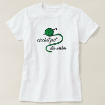 ケリーグリーンクロシェ速く、暖かいTシャツを死ぬ