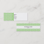 ケリーグリーンクローバーパターン スキニー名刺 (正面/裏面)