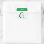 ケリーグリーン感じIニット、ああ、そうニット スクエアシール (バッグ)