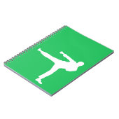 ケリーグリーン武術アート ノートブック (左側)