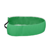 ケリーグリーン無地のカラー アスレチックヘッドバンド (左)