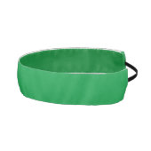 ケリーグリーン無地のカラー アスレチックヘッドバンド (右)