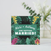 ケリーグリーン熱帯ジャングル行き先結婚式 セーブザデート (スタンド正面)