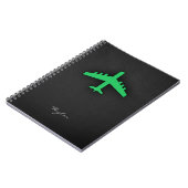 ケリーグリーン飛行機 ノートブック (左側)
