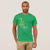 ケリーグリーン鮮やか半袖ジャージーTシャツ Tシャツ (正面フル)