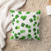ケリーグリーン"シャムロック落下" クッション (ブランケット)