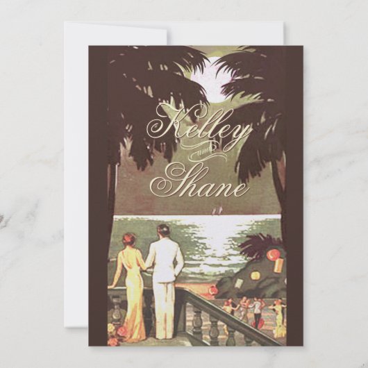 ケリーシャンパンアイボリーメタリックアイス 招待状 (裏面)