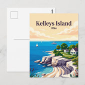 ケリーズ島, オハイオ州 ポストカード (正面/裏面)