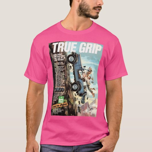 ケリータイヤ – True Grip Ad Tシャツ (正面)