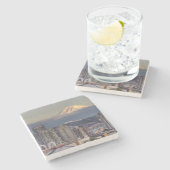 ケリーパークの山レイニア、シアトル、WA ストーンコースター (横)