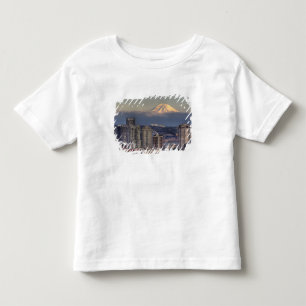 ケリーパークの山レイニア、シアトル、WA トドラーTシャツ