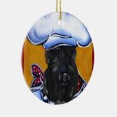 ケリーブルーテリアシェフ セラミックオーナメント (右)