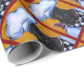 ケリーブルーテリアシェフ ラッピングペーパー (ロールコーナー)